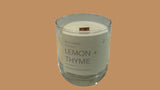 Lemon Thyme Soy Wax Candle  | 檸檬百里香香薰大豆蠟燭