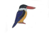 Mai Po Bird Pin - Black-capped Kingfisher | 米埔雀鳥 - 藍翡翠