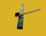 Feel Good Bamboo toothbrush brown horsehair | 元氣花馬毛竹牙刷