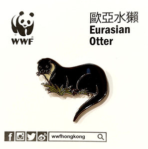 Eurasian Otter Pin | 歐亞水獺襟針