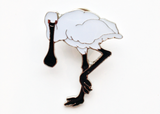 Mai Po Bird Pin - Black-faced Spoonbill standing | 米埔雀鳥- 黑臉琵鷺 (站立)