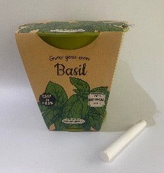 Blackboard zinc pot - Basil | 黑板鋅盆栽系列 - 羅勒種植套裝