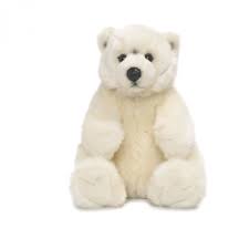 Polar Bear sitting 22cm | 北極熊公仔 22cm