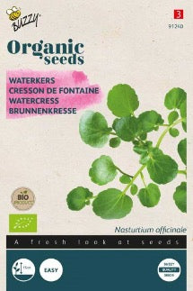 Organic Seeds Packet - Watercress | 有機袋裝種子 - 西洋菜